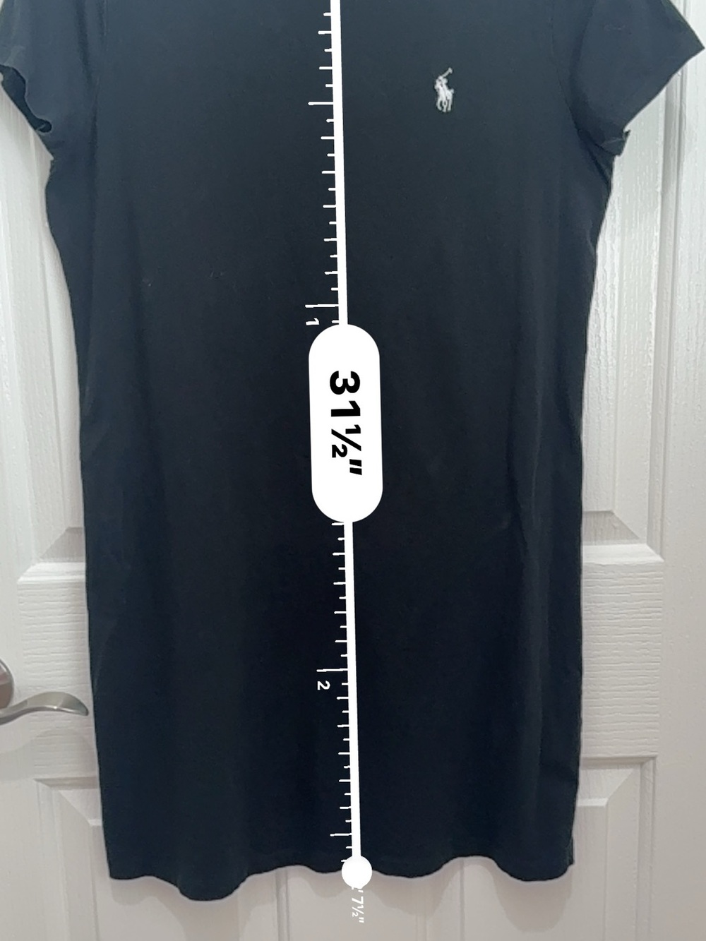 Polo by Ralph Lauren Black Crewneck Short-Sleeve Dress - Women’s Medium - Picture 5 of 6